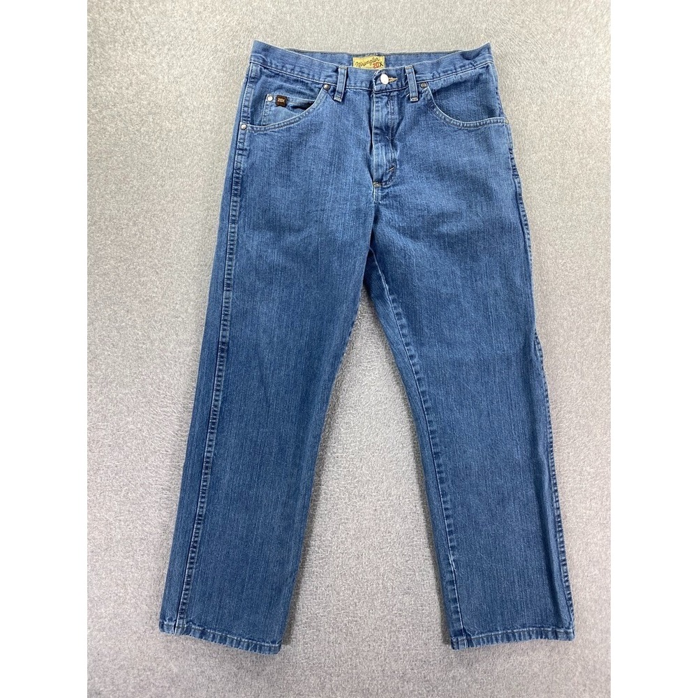 Wrangler Jeans Mens 33x32 Blue‎ 20X Denim Bootcut Western Wear (Fits 32x30)